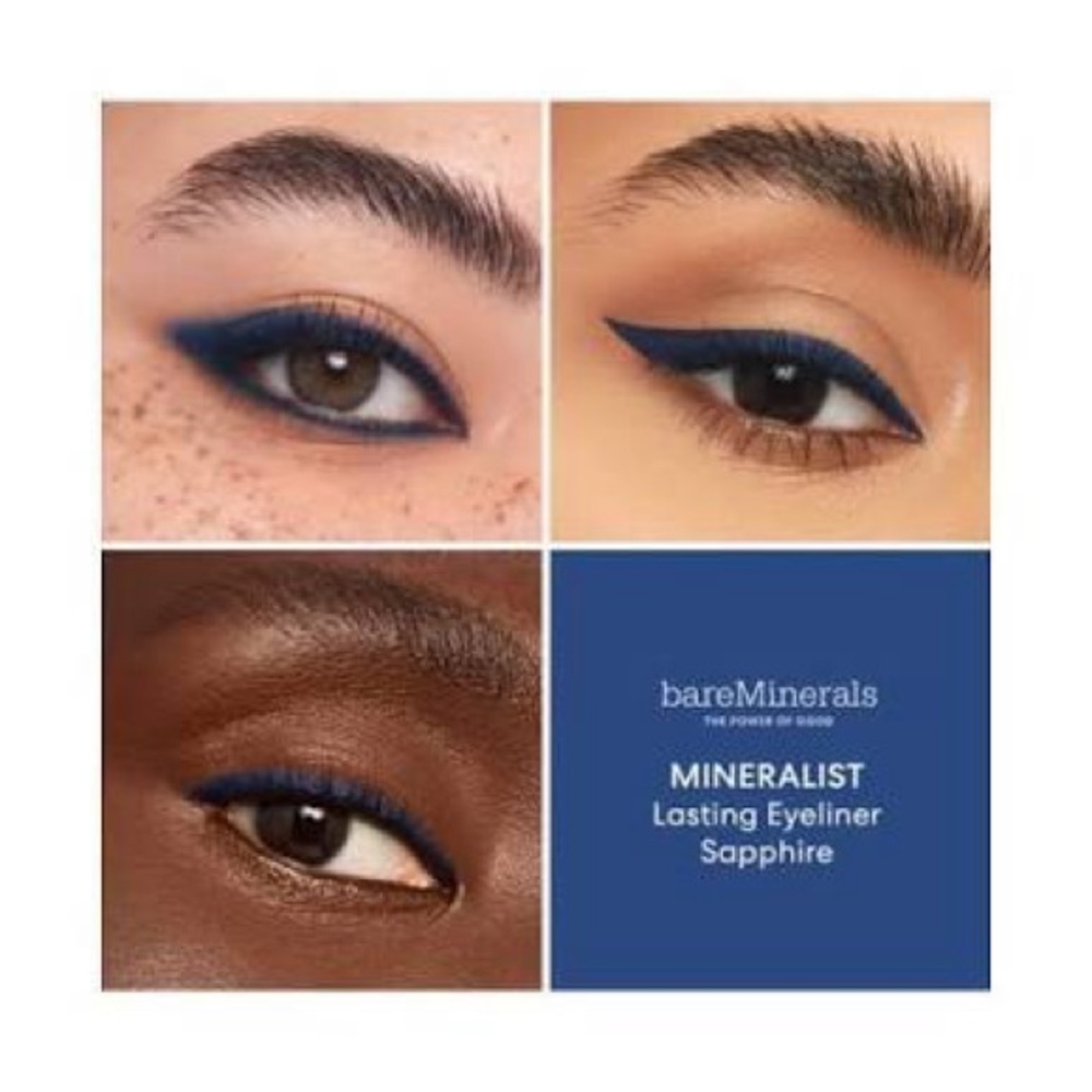 Bundle Mineralist Stonewashed Eyeshadow Palette & Eyeliner - Sapphire Blue - Picture 2 of 7